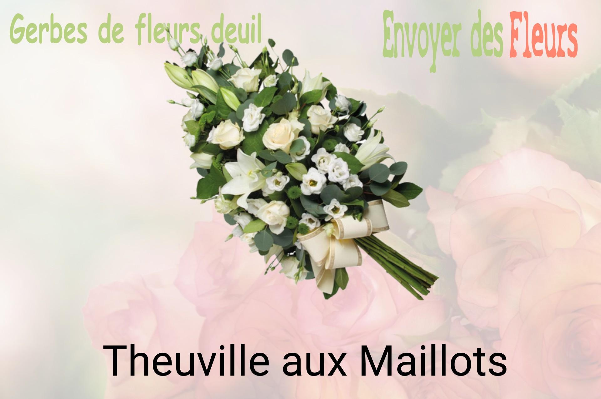 Gerbe de fleurs de deuil livrée à Theuville-aux-Maillots